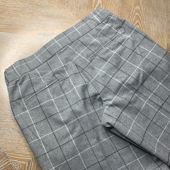 BLDWN Karol hi-Rise Straight Pants In Mist Plaid M - Picture 10 of 13